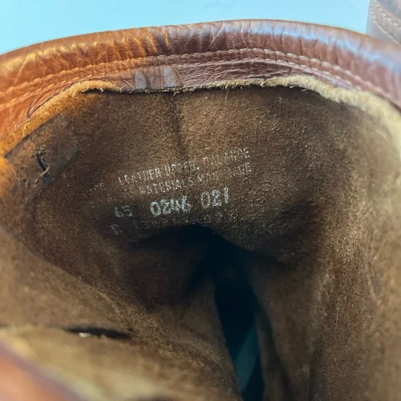 Carolina Brown Leather moto Boots - Picture 5 of 7